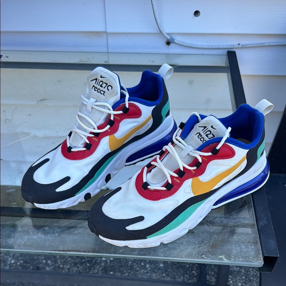 Nike Kids' Air Max 270 React Multi-Color Sneakers